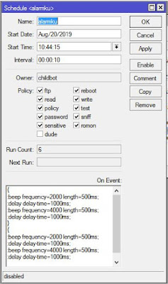 Membuat Scheduler Mikrotik